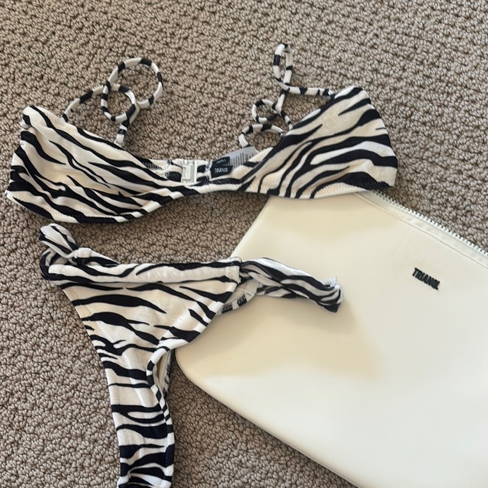 Triangl Zebra Print Bikini